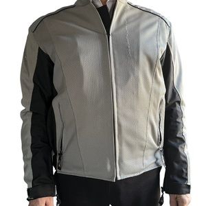 X ELEMENT Mesh Motorcycle Jacket Tri Tex Armored Preformance size L CE Approved